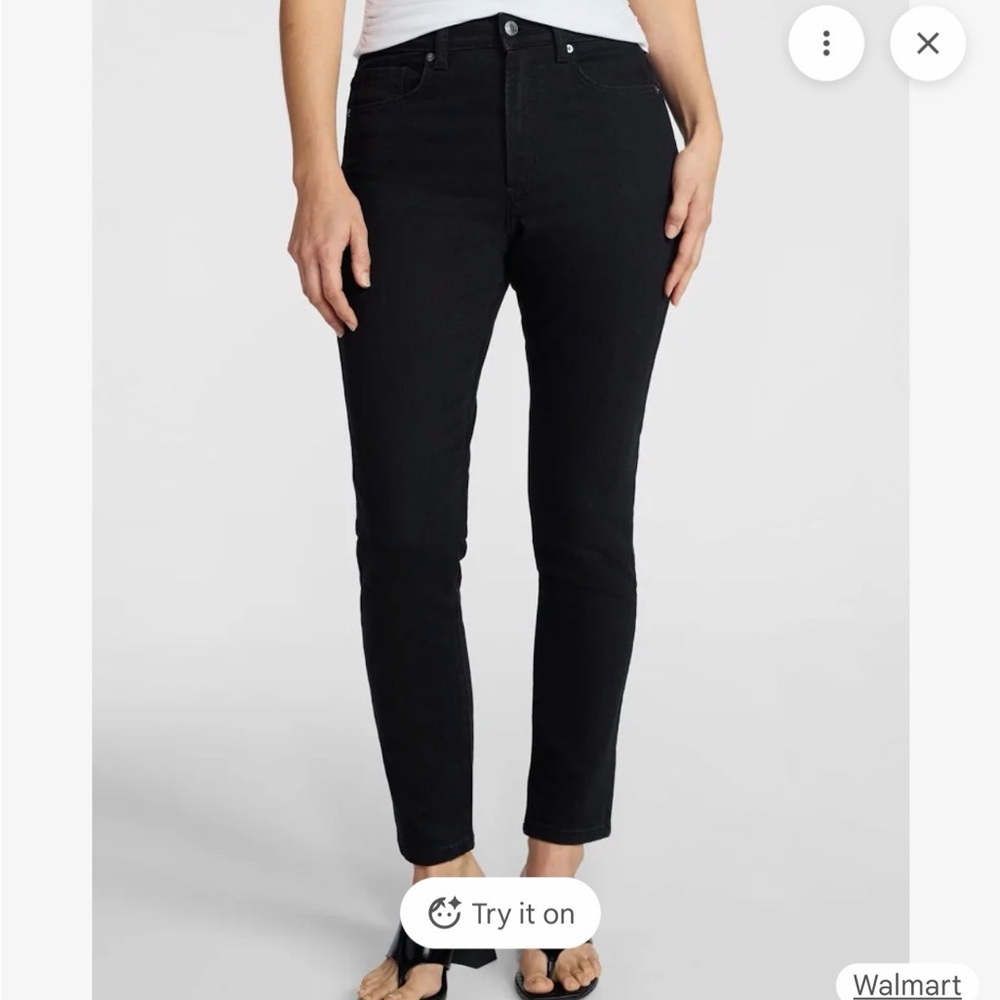 Time and Tru black skinny pants size 6 petite
